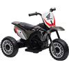 DecHome Moto da Cross Elettrica Bambini Licenza Honda CRF450RL a 3 Ruote Grigio