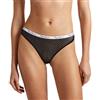 Pepe Jeans Dot 3P Thong, Slip a tanga Donna, Nero (Black),L