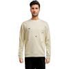 Slopes&Town Slopes and Town Felpa off-White Dino Maglia di Tuta, Bianco Sporco, M Uomo