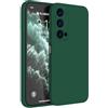 Topme Cover per OPPO Reno4 Pro 5G (6.55 Inches) Custodia Case, Protezione Della Pelle Della Custodia in Silicone Tpu - Verde scuro