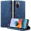 Phernykas Cover per Xiaomi Redmi Note 10 Pro/Note 10 Pro Max, Flip Libro in Pelle Premium, Wallet Case con Porta Carte, Portafoglio Case Chiusura Magnetica, [Carta Fessura][Antiurtoo][Cavalletto], Blu