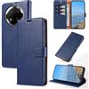 KKEIKO Cover per Honor Magic7 Lite 5G, Antiurto Custodia in PU Pelle con Blocco RFID, Magnetico Protettiva Cover per Honor Magic7 Lite 5G, Blu