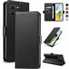 Yunubeyii Cover Libro per Honor 200 Smart - [Blocco RFID] Luxury PU Leather Portafoglio Card Holder Magnetic Phone Custodia con Kickstand, Cover Protettiva Antiurto, Nero