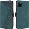 OKZone Cover per Samsung Galaxy A81/M60S/Note 10 Lite, Custodia in Pelle Samsung A81/M60S/Note 10 Lite, Cover a Libro Magnetica Portafoglio Folio PU Pelle Flip Caso con Wallet Case Cover (Verde)