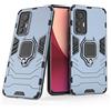 Max Power Digital Cover per Xiaomi Mi 12 Lite 5G con Anello Custodia Supporto Magnetica Rigida Resistente Antiurto Doppio Strato Protettiva Calamita Bumper Case (Xiaomi Mi 12 Lite 5G, Blu Navy)