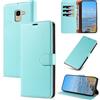 KKEIKO Cover per Samsung Galaxy J6 2018, Antiurto Custodia in PU Pelle con Slot per Porta Carte, Magnetico Protettiva Cover per Samsung J6 2018, Verde