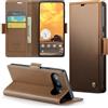 Rerzoiro Cover per Google Pixel 9A Custodia Portafoglio [Blocco RFID] Premium Pelle PU Wallet Case Flip Libro con Porta Carte Slot Supporto Flip Case per Google Pixel 9A, Marrone