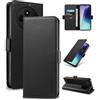 Yunubeyii Cover Libro per Xiaomi Redmi 14C/Poco C75 - [Blocco RFID] Luxury PU Leather Portafoglio Card Holder Magnetic Phone Custodia con Kickstand, Cover Protettiva Antiurto, Nero
