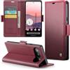 Rerzoiro Cover per Google Pixel 9A Custodia Portafoglio [Blocco RFID] Premium Pelle PU Wallet Case Flip Libro con Porta Carte Slot Supporto Flip Case per Google Pixel 9A, Rosso