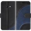 BoxTii Cover per Samsung Galaxy Xcover 4/4s, Custodia in PU Pelle Portafoglio Magnetica a Libro con Slot per Schede, Nero