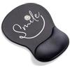AOKSUNOVA Tappetino Mouse Ergonomico con Poggiapolsi Astronauta Sorriso | Cuscinetto in gel morbido, superficie liscia, base in silicone stabile e design con bordi rinforzati per l'uso quotidiano