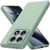 Byvuwiay Cover per Xiaomi 14T Pro, Morbida Silicone Liquida TPU Protettivo Ultra Slim Custodia Antiurto, Custodia Compatibile con Xiaomi 14T Pro - Matcha
