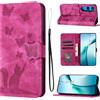 LSPCASA OnePlus Nord CE4 Lite 5G Case - PU Leather Cover With Card Slots in Pink