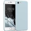 kwmobile Custodia Compatibile con Apple iPhone SE (2020/2022) / 8/7 Cover - Back Case per Smartphone in Silicone TPU - Protezione Gommata - celeste pastello