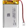 EEMB 3.7V 1300mAh 883048 Batteria Lipo ricaricabile agli ioni di polimero di litio con connettore JST-Assicurarsi che la polarità del dispositivo corrisponda alla batteria prima dell'acquisto!!!