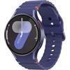 Higgs Cinturino 20mm Compatibile con Samsung Galaxy Watch 7/6/5/4/FE 40mm 44mm, Galaxy Watch 4 Classic 42mm/46mm/5 Pro 45mm, Watch 6 Classic 43mm 47mm - Sportivo in Silicone