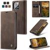 owlhold Cover iPhone 14 Pro Max Custodia iPhone 14 Pro Max Magnetica Portafoglio Flip[Antiurtoo][Cavalletto][Carta Fessura] Cover Pelle per iPhone 14 Pro Max - Caffè