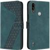OKZone Cover per Motorola Moto E7 Power/E7i Power, Custodia in PU Pelle per Motorola Moto E7 Power/E7i Power, Custodia a Libro Folio Portafoglio con Chiusura Magnetica Wallet Case Cover (Verde)