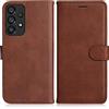 DENDICO Cover per Galaxy A53 5G, Premium Portafoglio PU Custodia in PU Pelle, Flip Libro TPU Bumper Caso per Samsung Galaxy A53 5G, Marrone