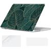 YOPAS Custodia Compatibile con MacBook Pro 14 Pollici M5 M4 M3 M2 M1 2026-2021, Cover Rigida A3427 A3426 A3434 A3112 A3185 A3401 A2918 A2992 A2779 A2442 & Tastiera Cover & Protezione Schermo,Foglie
