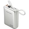 VENTION Mini Power Bank 45 W 20000 mAh con cavo USB-C integrato, PD/PPS, caricabatterie rapido, batterie esterne per cellulare con display a LED per iPhone 16/15/14, Galaxy S25/S24, iPad, laptop