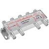 Poppstar Partitore SAT TV 8 Uscite (analogo/digitale/BK/unicable/HD/4K) Splitter per Antenna TV satellitare, Televisore, Radio, LNB
