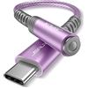 JSAUX Adattatore per cuffie da USB C a jack da 3,5 mm per Samsung S23/S22/S21/S20/S20 Plus/Note 10/A80, Huawei P30 Pro/P20/P20 Pro/Mate 10/20 Pro, Pixel 3/2XL XIAOMI8