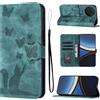 LSPCASA Custodia con Xiaomi Poco F7 Pro 6.67 pollici Premium Pelle PU Flip Protettiva Cover Con Slot Per Schede e Funzione Supporto Custodia Cover Portafoglio con Xiaomi Poco F7 Pro -Verde
