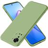 EASSGU Custodia per OnePlus Nord 2T (6.43 Inches), Cover Morbida in Silicone TPU - Verde Matcha