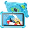 Zcobro Tablet per Bambini 7 Pollici con Custodia - Android 2 GB RAM + 32 GB ROM + 256 GB Espandibile, Wi-Fi, Bluetooth, Tipo C - Sicurezza Bambini, Quad Core