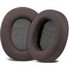 SOULWIT Cuscinetti di Ricambio in Tessuto a Rete per Sony MDR-7506 MDR-V6 MDR-V7 MDR-CD900ST Monitor Cuffie, Cuscini Auricolari con Schiuma Isolante dal Rumore