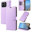 KKEIKO Cover per Honor 200 Smart, Antiurto Custodia in PU Pelle con Blocco RFID, Magnetico Protettiva Cover per Honor 200 Smart, Viola