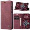 Phernykas Cover per POCO F7 Ultra/POCO F7 Pro Libro Pelle Portafoglio, [Porta Carte] [Magnetica] Premium PU Flip Wallet Custodia Cellulare Protection Leather Case, Vion-rosso