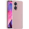 HULLIN Custodia per Telefono in Silicone Colorato, Adatta per OPPO Reno 8T (6.43) - Polvere di sabbia