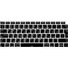 MiNGFi Copritastiera Silicone Arabo per MacBook Air 13 (A1932, 2018-2019) EU/ISO - Nero
