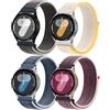 DMVEIMAL Cinturino Nylon per Samsung Galaxy Watch 7/6/5/4/FE 40mm 44mm/Watch 3 41mm/per Amazfit Gts 2 Mini/2/Gtr 4/Bip U Pro/Bip 3 Pro,20mm Cinturini 4PCS Sport per Smartwatch 6 Classic 47mm 43mm/5 Pro 45mm