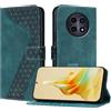 OKZone Cover per Realme 12 5G/Realme 12x 5G/Realme C65 5G,Custodia a Libro in Pelle Protettiva Folio Portafoglio con Chiusura Magnetica e Slot per Carte Wallet Case Flip Cover(Verde)