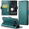 Rerzoiro Cover per Google Pixel 8 Pro Custodia Portafoglio [Blocco RFID] Premium Pelle PU Wallet Case Flip Libro con Porta Carte Slot Supporto Flip Case per Google Pixel 8 Pro, Blu-verde