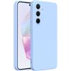 Captor Cover Custodia Colorata in Silicone Liquido per Samsung Galaxy A35, Alta Qualità con Bordo Rialzato per Schermo e Protezione Fotocamera Morbida Con Microfibra Interna (Lavanda Blu)