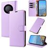 KKEIKO Cover per Honor Magic 5 Lite 5G / Honor X9A, Antiurto Custodia in PU Pelle con Slot per Porta Carte, Magnetico Protettiva Cover per Honor Magic 5 Lite 5G / Honor X9A, Viola