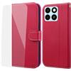 NP-Caser Cover per ZTE Blade A55/ Blade A35 - Flip Caso in PU Pelle Premium Portafoglio Custodia | Kickstand | Slot per Schede | Chiusura Magnetica per ZTE Blade A55/ Blade A35