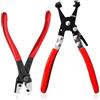DHSWNNG Set pinze, Pinza per Fascette Metalliche Auto Pinza per Fascette Stringitubo Universale Per La Manutenzione Dellautomobile