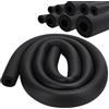 YHKJYH Pipe Insulation Tubo Isolante in Schiuma per Tubi Ø 6 mm Tubo Isolante Condizionatore Isolamento Tubi per Riscaldamento Idraulico Tubi in Rame (nero, 6mm)