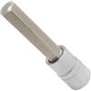 AERZETIX - C71029 - Bussola per cacciavite esagonale lunga 1/2'' monoblocco 14mm x 100mm a 6 lati - DIN 3120 - punta per chiave a cricchetto manuale - in acciaio CR-V 6150 AISI S2 HRC 58-62