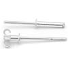 NOLDAR | Rivetti a Fiore in alluminio. 4,8 x 16 mm. Colore argento (250 pezzi)