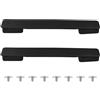 Flylin Set di 2 maniglie di ricambio per valigie, maniglia in plastica da 20 cm/7,9 con 8 viti, maniglie ergonomiche per valigie da viaggio, maniglia di ricambio (057)
