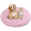 BESTORI Cuccia Cane Interno Rotondo Letto Gatto Cuscini Lavabile in Lavatrice Lettino Morbido Pelosa per Grande Medio Piccolo Cani Gatti, Rosa chiaro, 40 x 40 cm