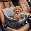 Trhillsbrad Seggiolino auto per cani, 55 x 30 x 30 cm, 1 guinzaglio di sicurezza regolabile, letto per 2 cani di piccola taglia, completamente rimovibile e lavabile, seggiolino auto con 2 scomparti
