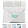 Interbaby Copertina bambino a nido d'ape extra morbide - colore menta