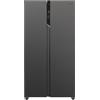 Candy CHSVN-174X, Frigorifero Side by Side, Larghezza 91 cm, Capacità 532 L, Inverter, Total No Frost, 2 cassetti Verdoli, Controllo esterno digitale, Illuminazione a LED, Gambe regolabili, Ruote,